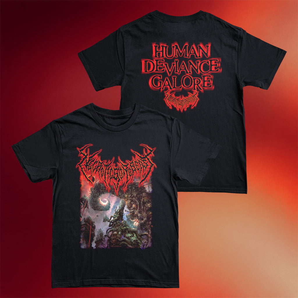 Reality Fade Merch 2026 NecroticGoreBeast Human Deviance Galore T-Shirt Music Lover Gifts