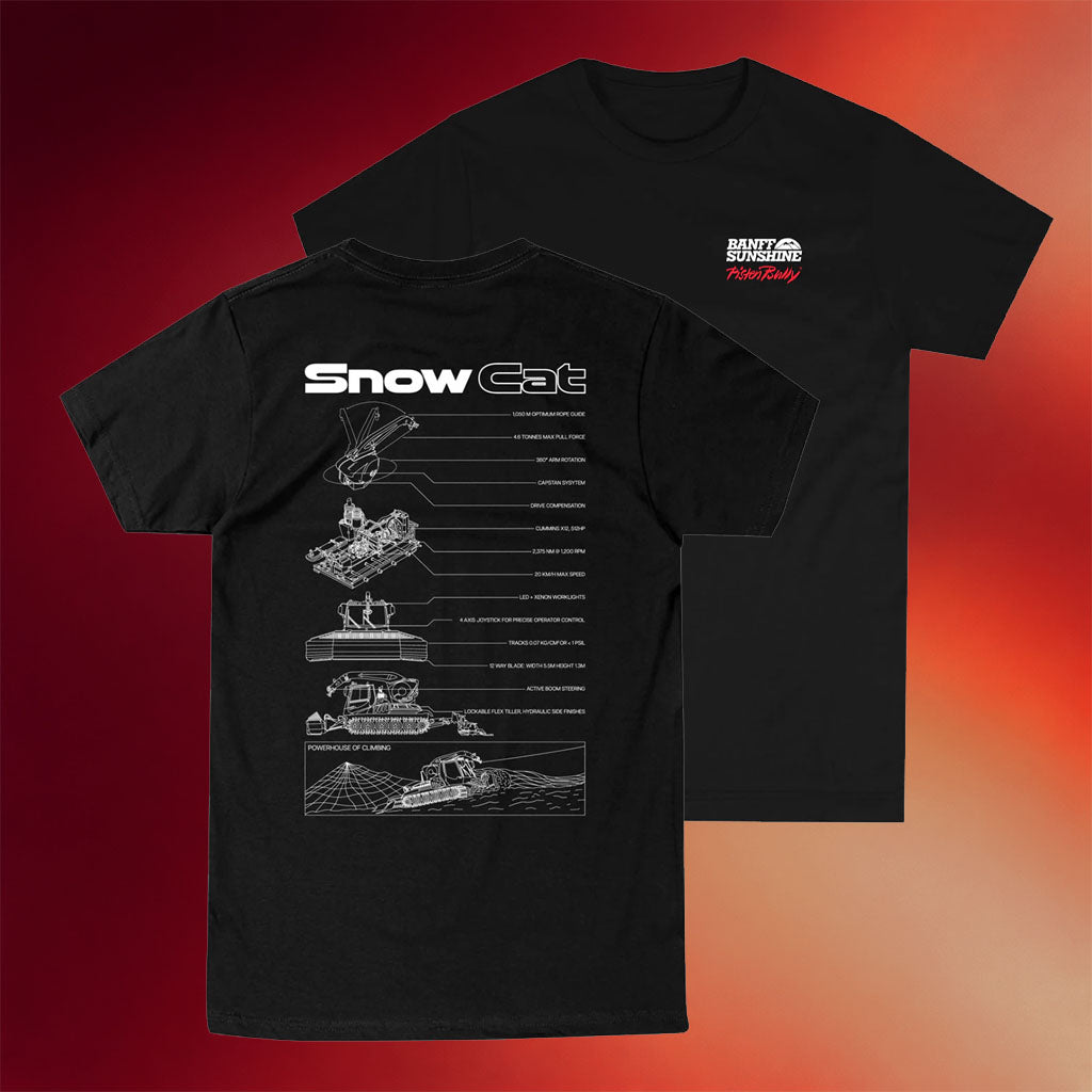 Retail Merch Tech Series Pistenbully Snowcat T-Shirt Birthday Ideas For Boyfriend