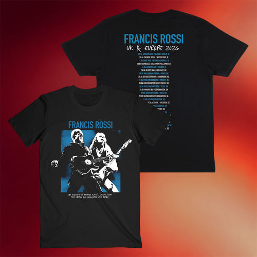 Status Quo Backstreet Merch 2026 Francis Rossi 2026 Tour T-Shirt Gifts For Brother