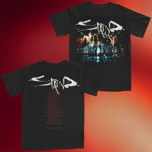 Staind Merch Chrome Stage Tour T-Shirt Best Gifts For Rock Band Fans