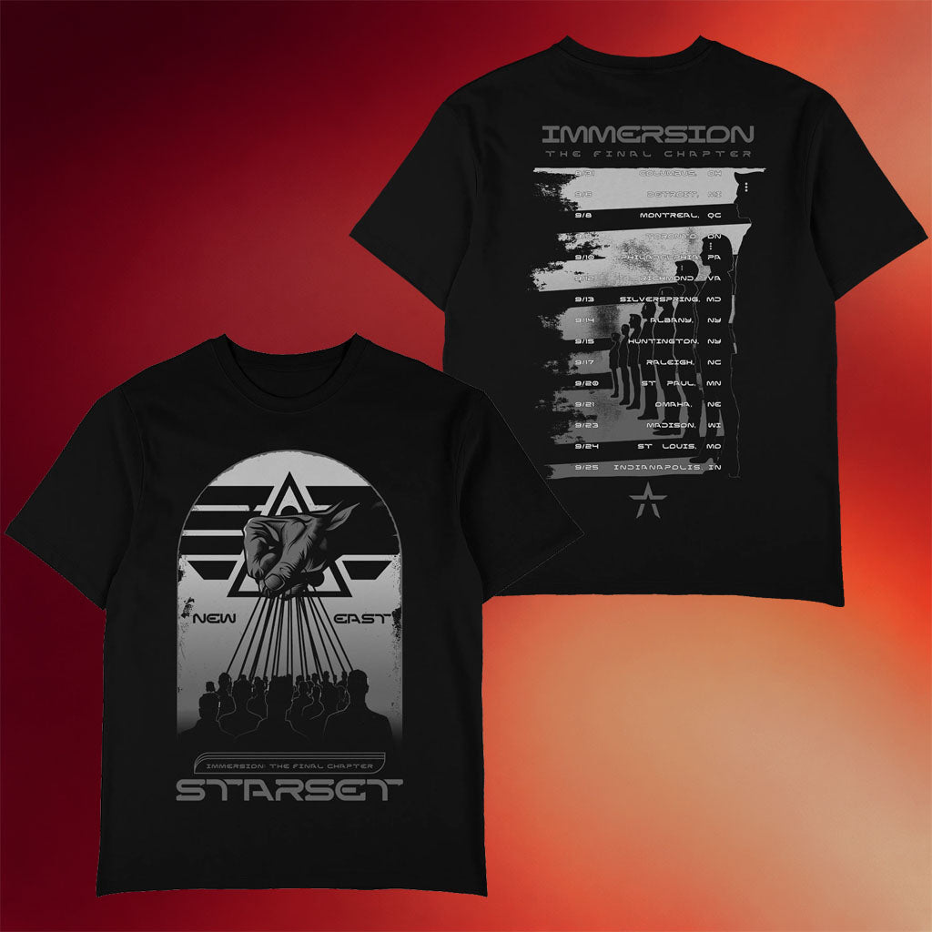 Starset Merch Immersion New East Tour T-Shirt Starset Shirt Birthday Gifts For Music Lovers