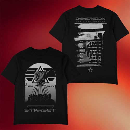 Starset Merch Immersion New East Tour T-Shirt Starset Shirt Birthday Gifts For Music Lovers