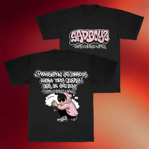 Sad Boyz Merch 2026 Graffiti T-Shirt Black Birthday Gift For Brother In Law