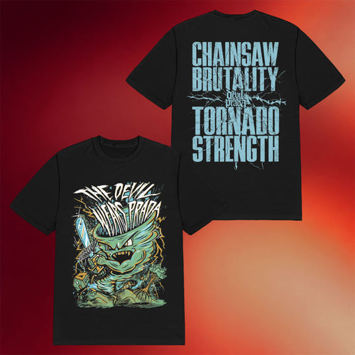 The Devil Wears Prada Merch 2026 Chainsaw Brutality Tornado T-Shirt Presents For Music Lovers