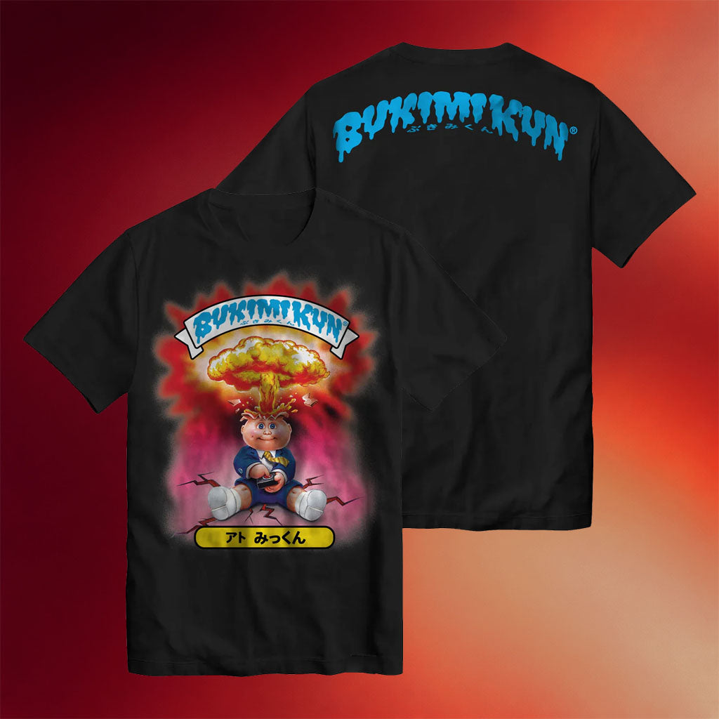 Super7 Merch 2026 Garbage Pail Kids Adam Bomb Japanese T-Shirt Bukimi Kun Shirt Gift For Friend