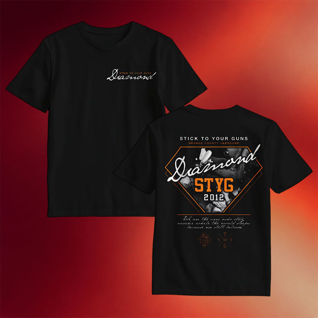 Sumerian Records Merch 2026 Stick To Your Guns Diamond Black T-Shirt Birthday Gift For Him