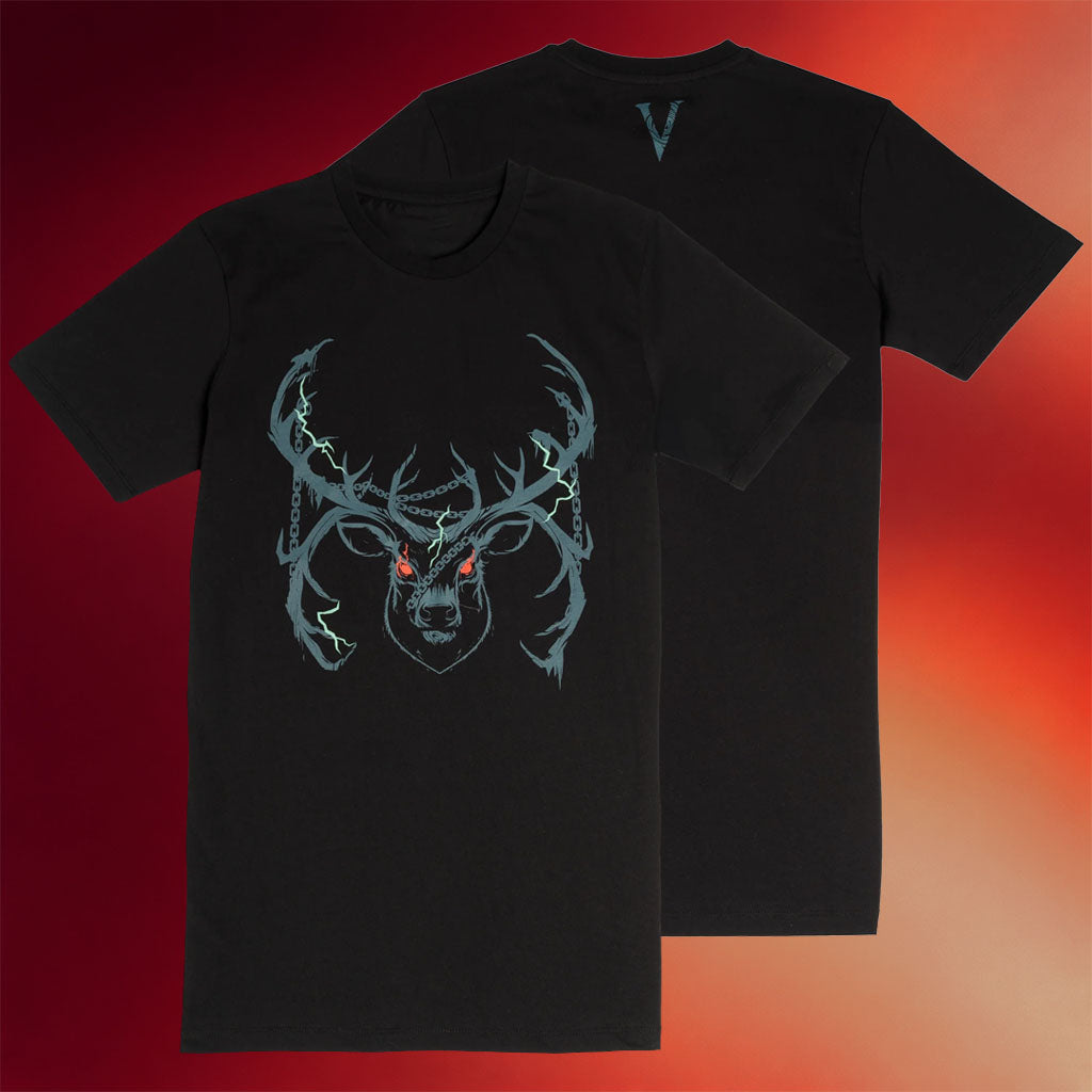 Valheim Merch Eikthyr T-Shirt Black Birthday Ideas For Brother