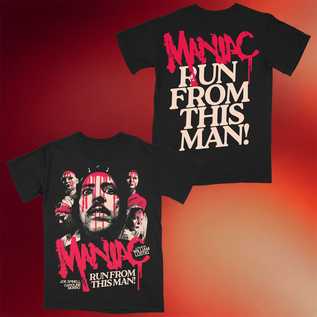 StudioHouse Designs Merch 2026 Maniac Run From This Man T-Shirt Present For Horror Fans