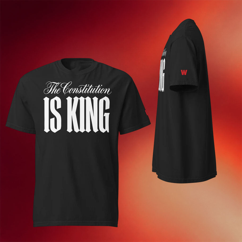 The Warning With Steve Schmidt Merch 2026 Constitution Is King T-Shirt Gifts For Dad