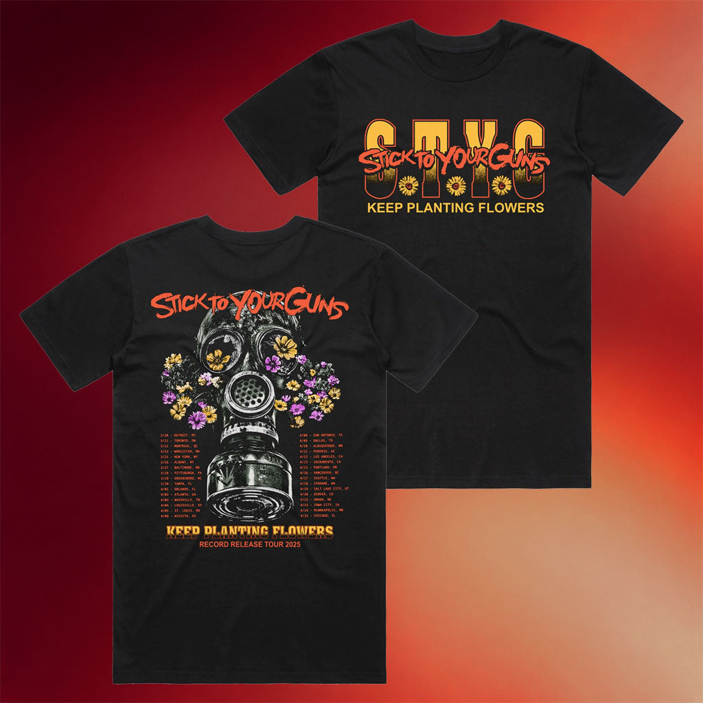 Stick To Your Guns Merch 2026 Keep Planting Flowers Tour T-Shirt Gifts For Fans