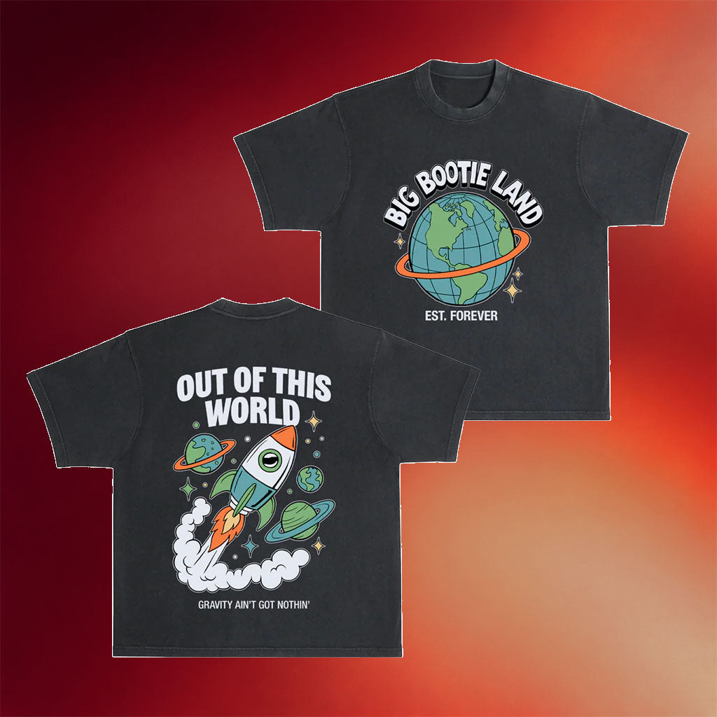 Two Friends Merch 2026 Out Of This World Vintage Black T-Shirt Present For Music Fans