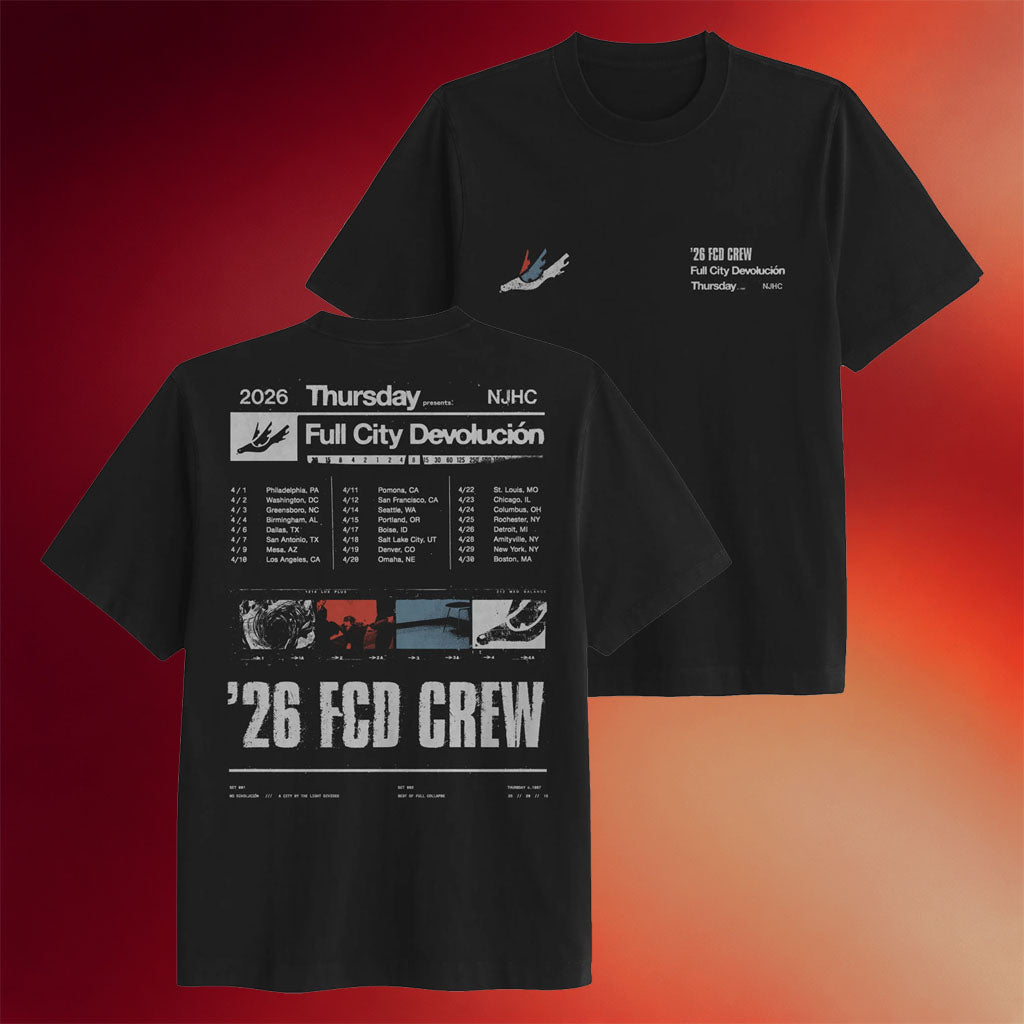 Thursday Merch 2026 FCD Dates T-Shirt Thursday Band Shirt Cool Gifts For Music Lovers