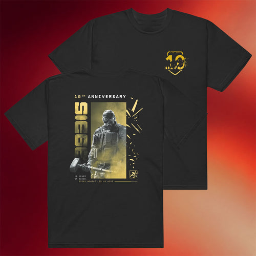 Tom Clancy_s Rainbow Six Siege Merch 2026 Six Siege 10th Anniversary Sledge T-Shirt Best Gifts