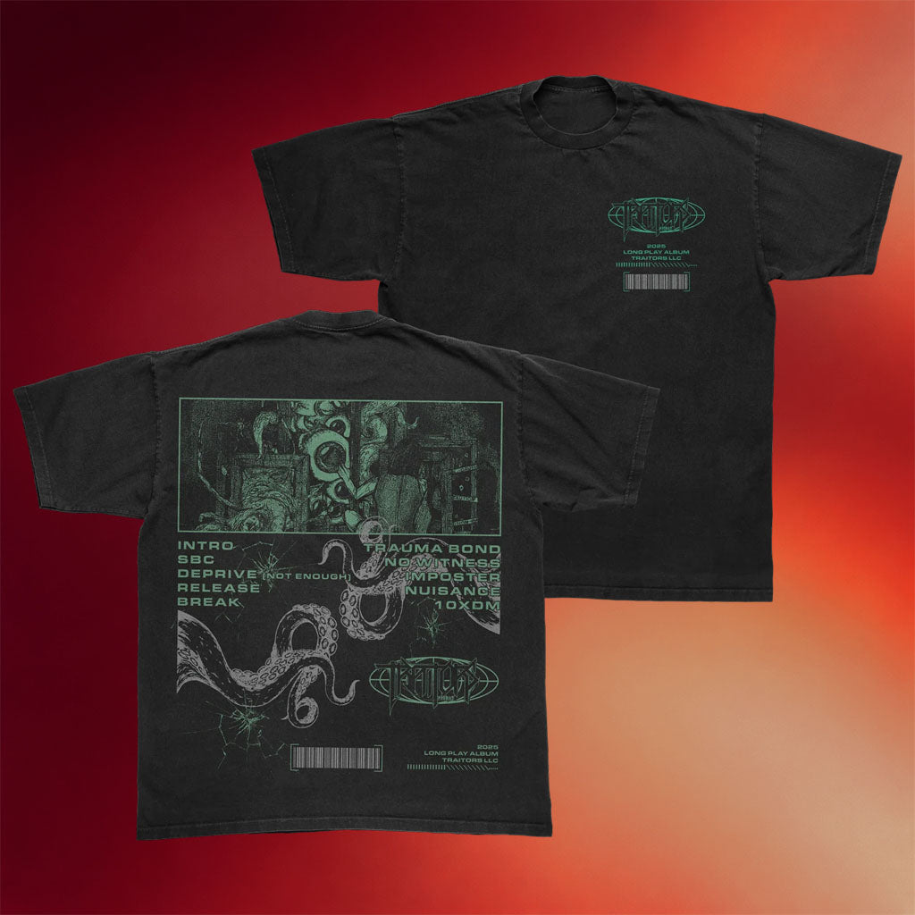 Traitors Merch 2026 Phobias Tracklist T-Shirt Traitors Merch Music Lover Gifts For Him