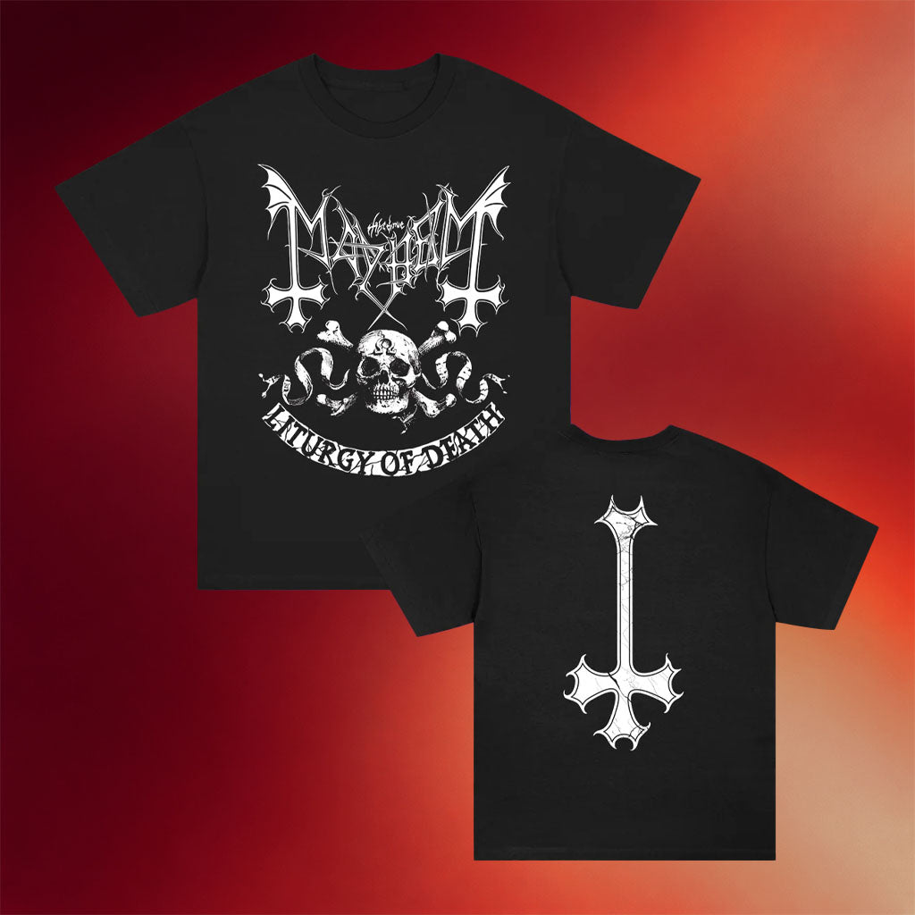 The True Mayhem Merch Omega Skull T-Shirt Black The True Mayhem Shirt Gifts For Band Fans