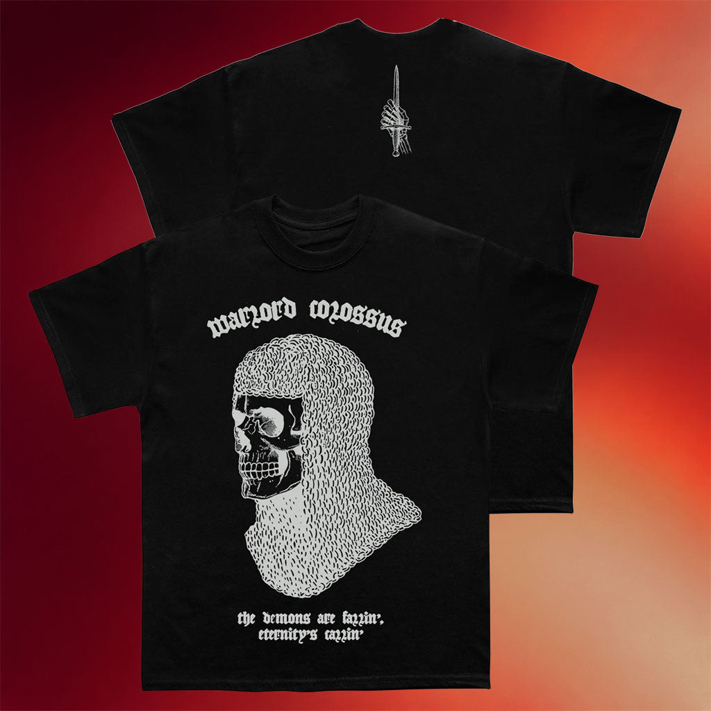 Warlord Colossus Merch 2026 Chainmail Skeleton T-Shirt Gifts For Music Lovers