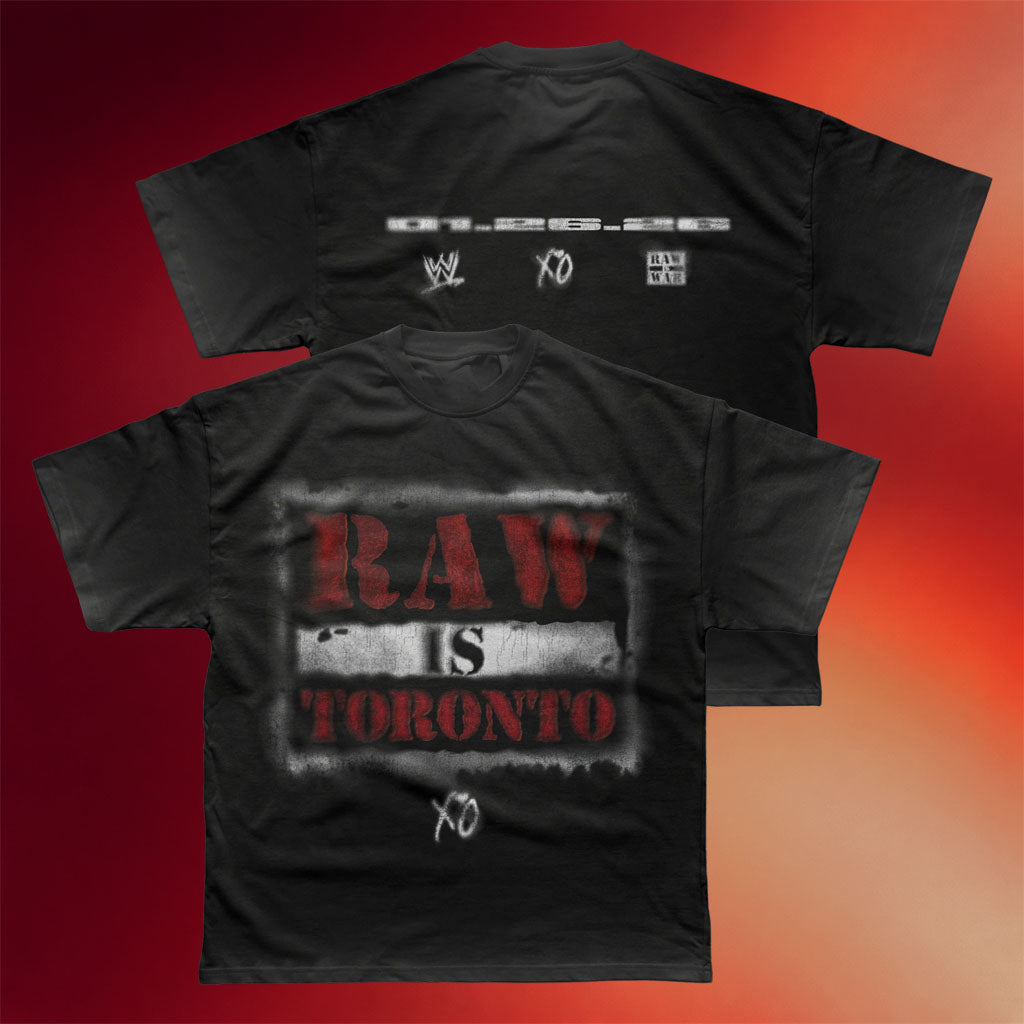 The Weeknd Merch WWE X XO Raw Is Toronto T-Shirt Birthday Gifts For Music Lovers