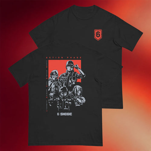Tom Clancy_s Rainbow Six Siege Merch 2026 Six Siege Action Phase T-Shirt Gifts For Gamers