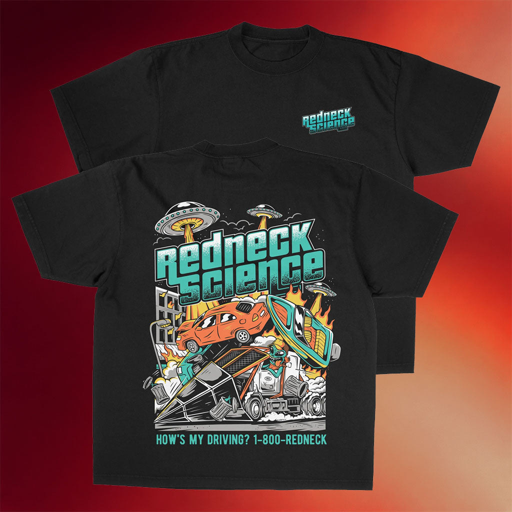 Westen Champlin Merch Redneck Science How_s My Driving T-Shirt Father_s Day Gift Ideas