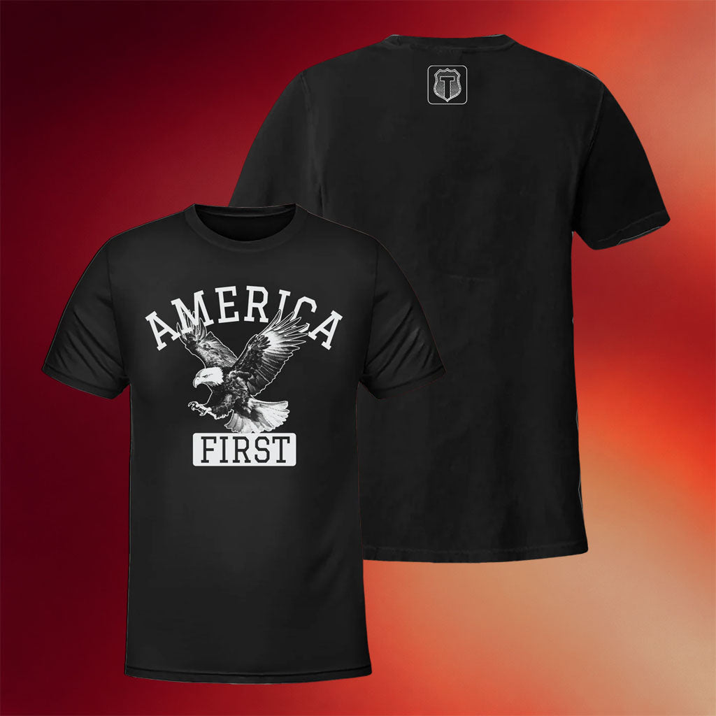 The Tatum Merch America First T-Shirt Father_s Day Gifts For Husband