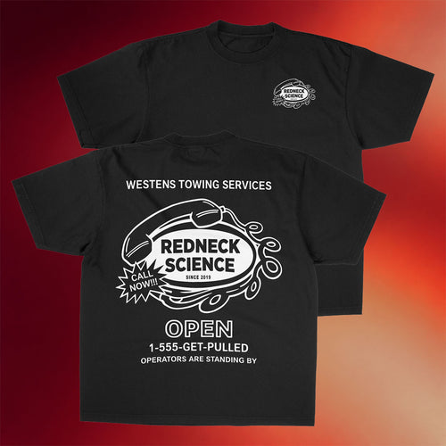 Westen Champlin Merch Westens Towing Service T-Shirt Redneck Science Shirt Gift For Son