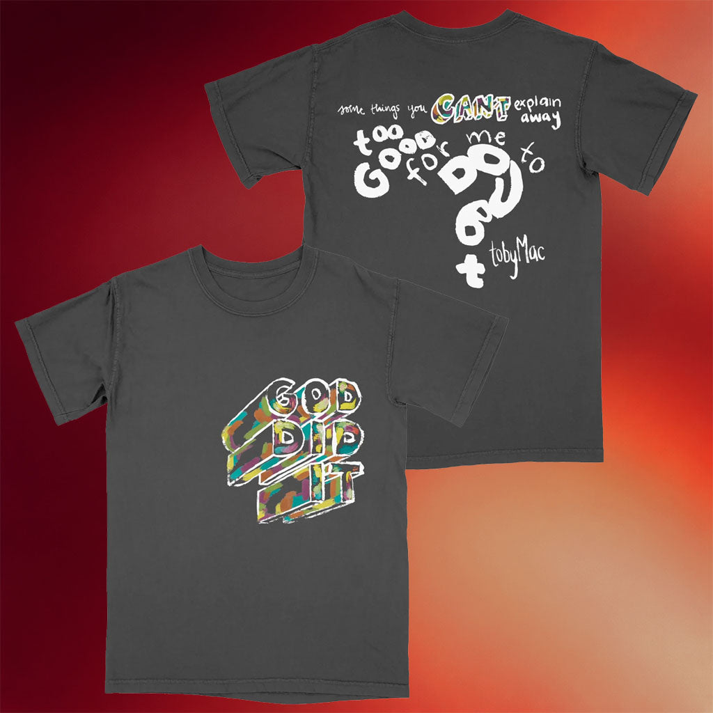 TobyMac Merch God Did It T-Shirt Unique Gifts For Music Lovers