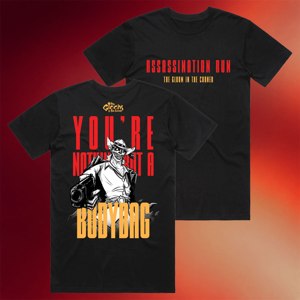 The Gloom In The Corner Merch 2026 Assassination Run T-Shirt Gifts For Music Lovers