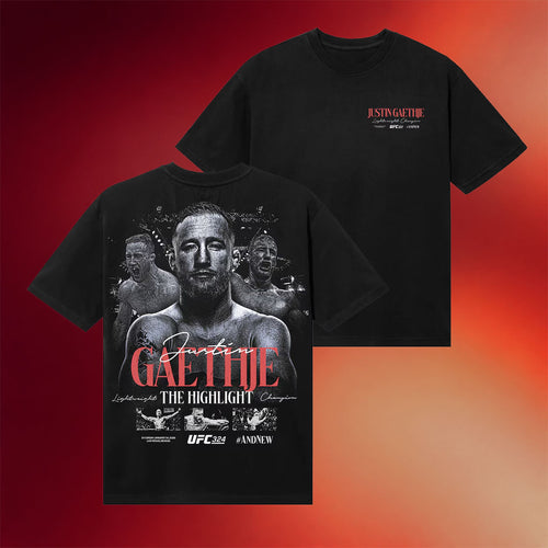 UFC Merch Justin Gaethje UFC 324 And New Interim Lightweight Champion T-Shirt Gifts For Son