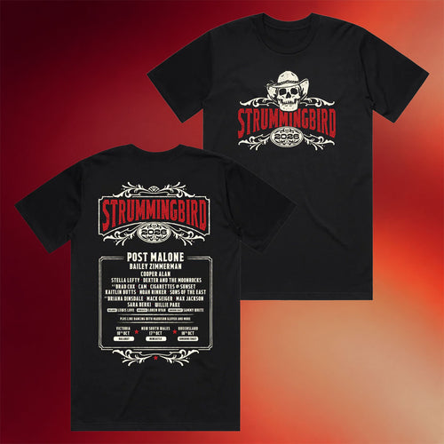 Strummingbird Merch 2026 Lineup T-Shirt Strummingbird Festival Shirt Country Music Fan Gifts