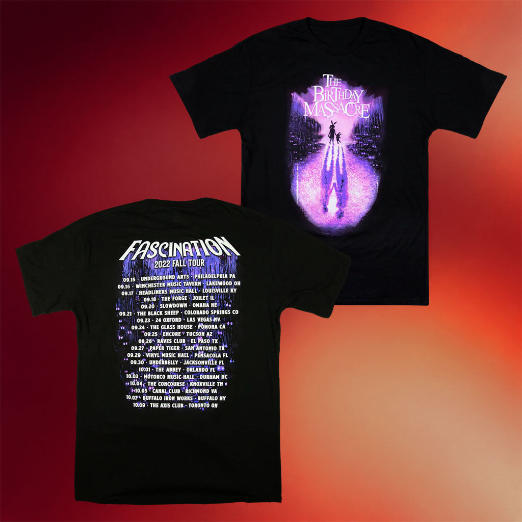 The Birthday Massacre Merch 2026 Fascination Fall Tour 2022 T-Shirt The Birthday Massacre Shirt