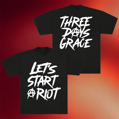 Three Days Grace Merch 2026 Let_s Start Riot T-Shirt Gifts For Rock Music Lovers