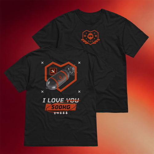 Super Earth Salute Merch SES I Love 500Kg T-Shirt Birthday Gift Ideas For BFF