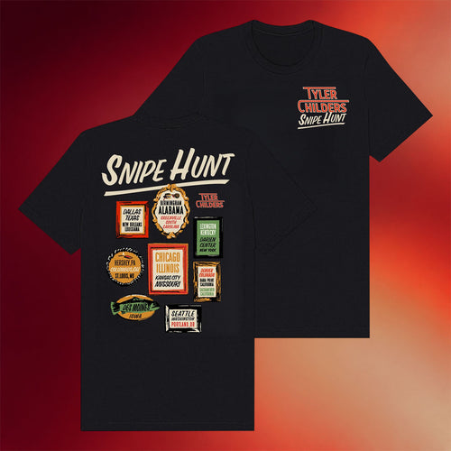 Tyler Childers Merch Frames 2026 Tour T-Shirt Snipe Hunt T-Shirt Presents For Music Lovers