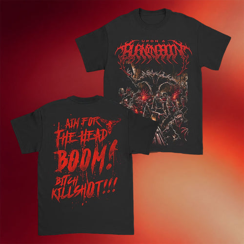 Upon A Burning Body Merch 2026 Aim For The Head Boom B Killshot War T-Shirt Gifts For Husband