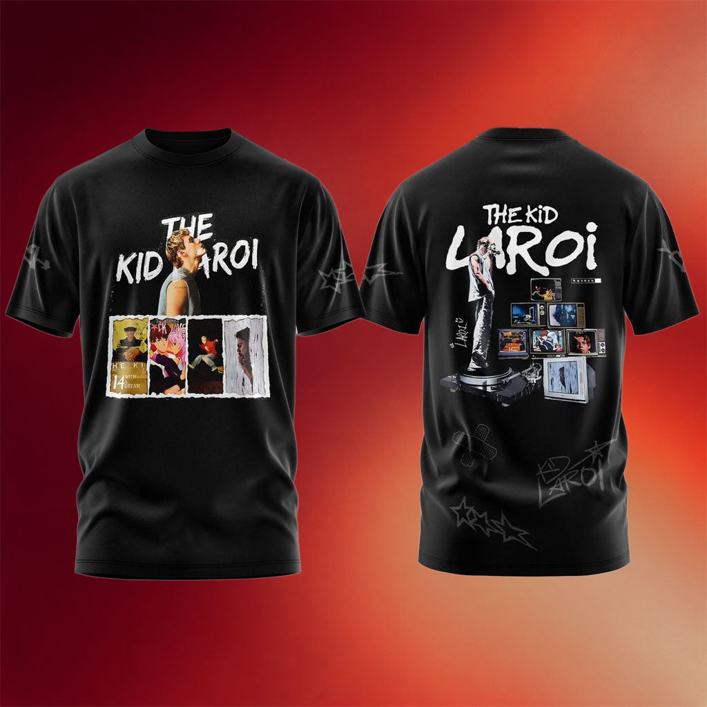 The Kid Laroi Merch 2026 The Kid Laroi Tour Black T-Shirt Cool Gifts For Music Lovers
