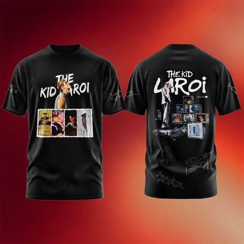 The Kid Laroi Merch 2026 The Kid Laroi Tour Black T-Shirt Cool Gifts For Music Lovers