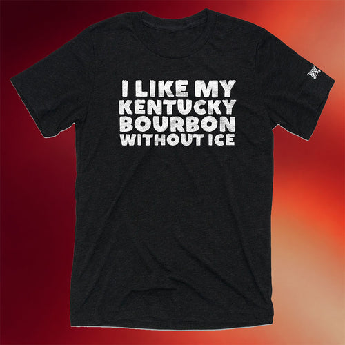 TheKy Merch I Like My Kentucky Bourbon Without Ice T-Shirt Present For Dad