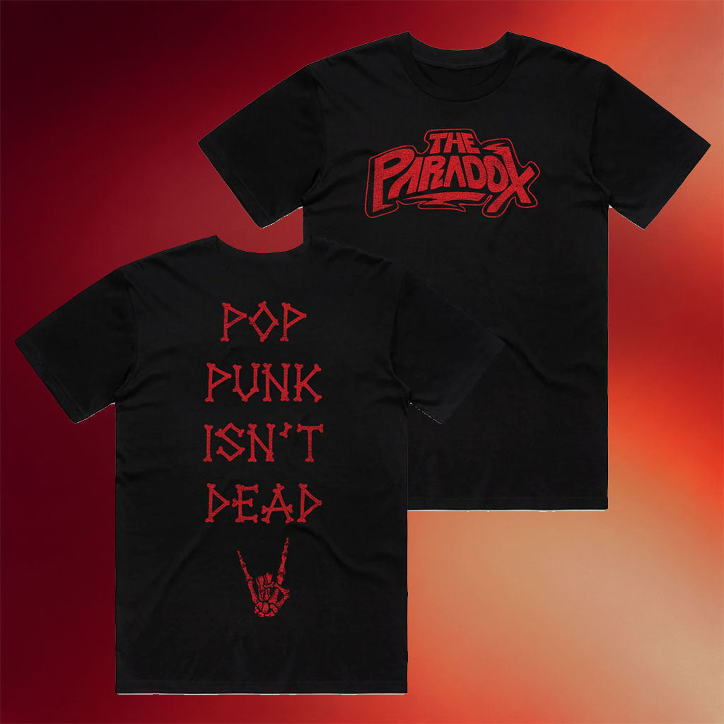The Paradox Merch Black Spray Paint T-Shirt Pop Punk Isn_t Dead Shirt Birthday Gift For Him