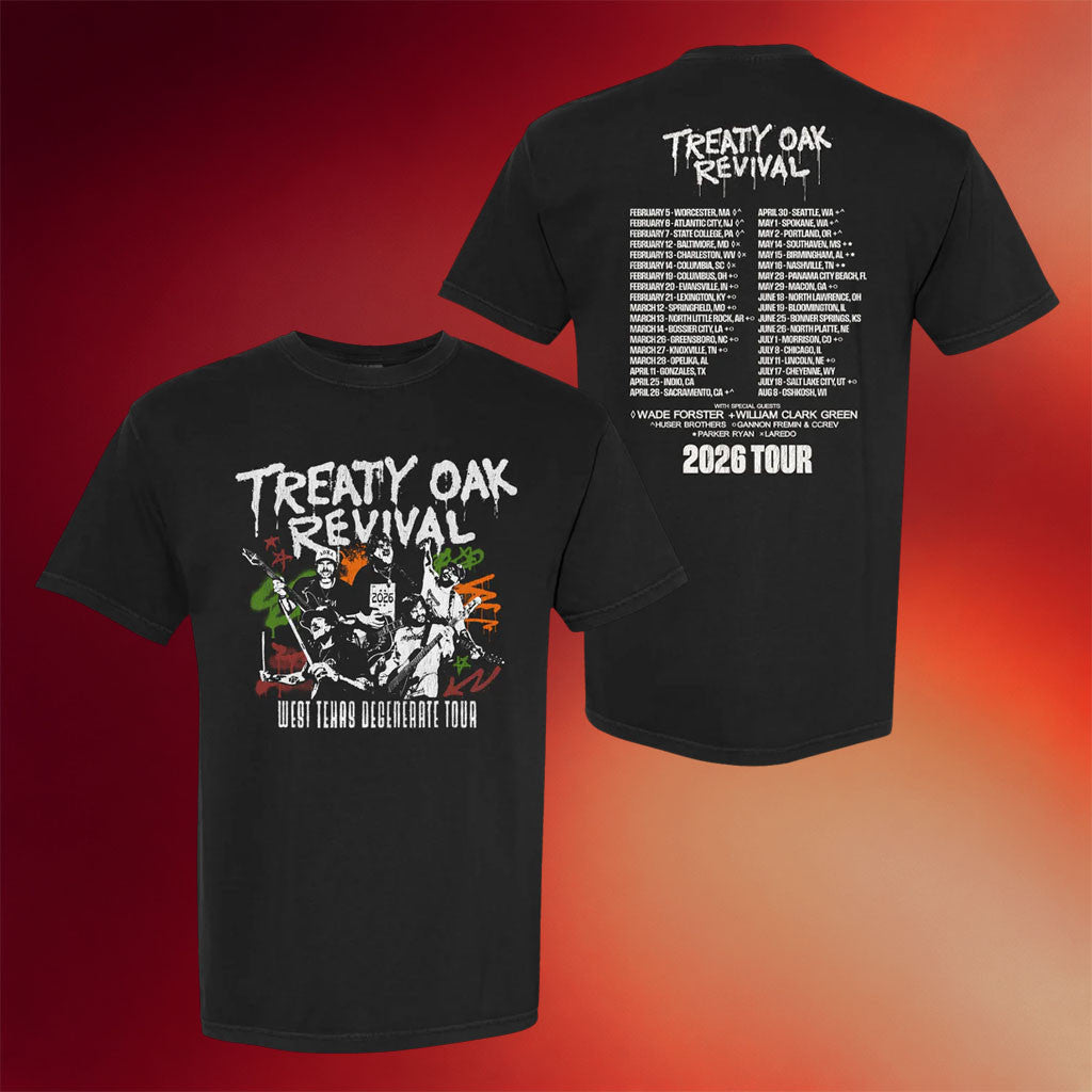 Treaty Oak Revival Merch Treaty Oak Revival 2026 Tour T-Shirt Gifts For Rock Lovers