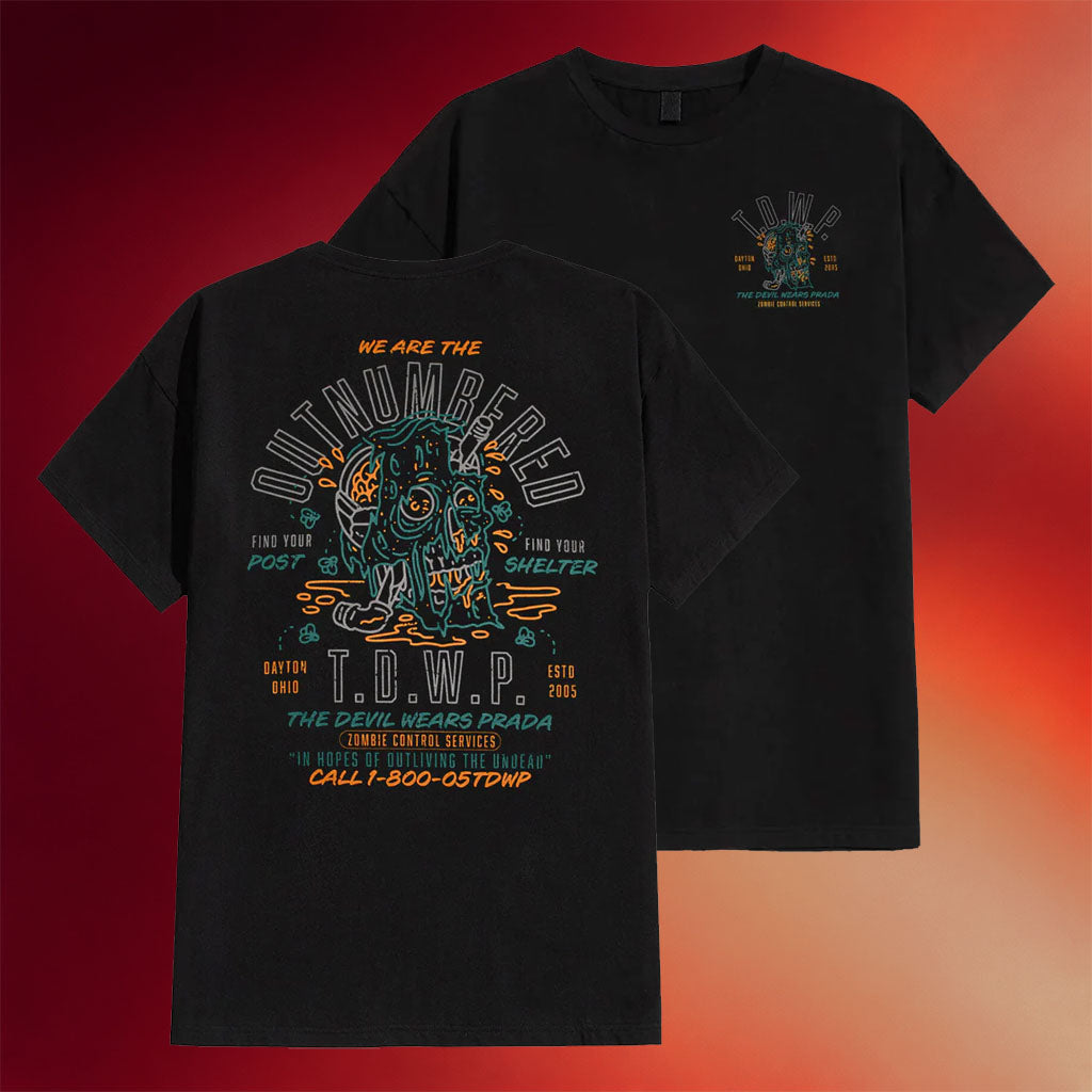 The Devil Wears Prada Merch 2026 Outnumbered T-Shirt Presents For Music Lovers
