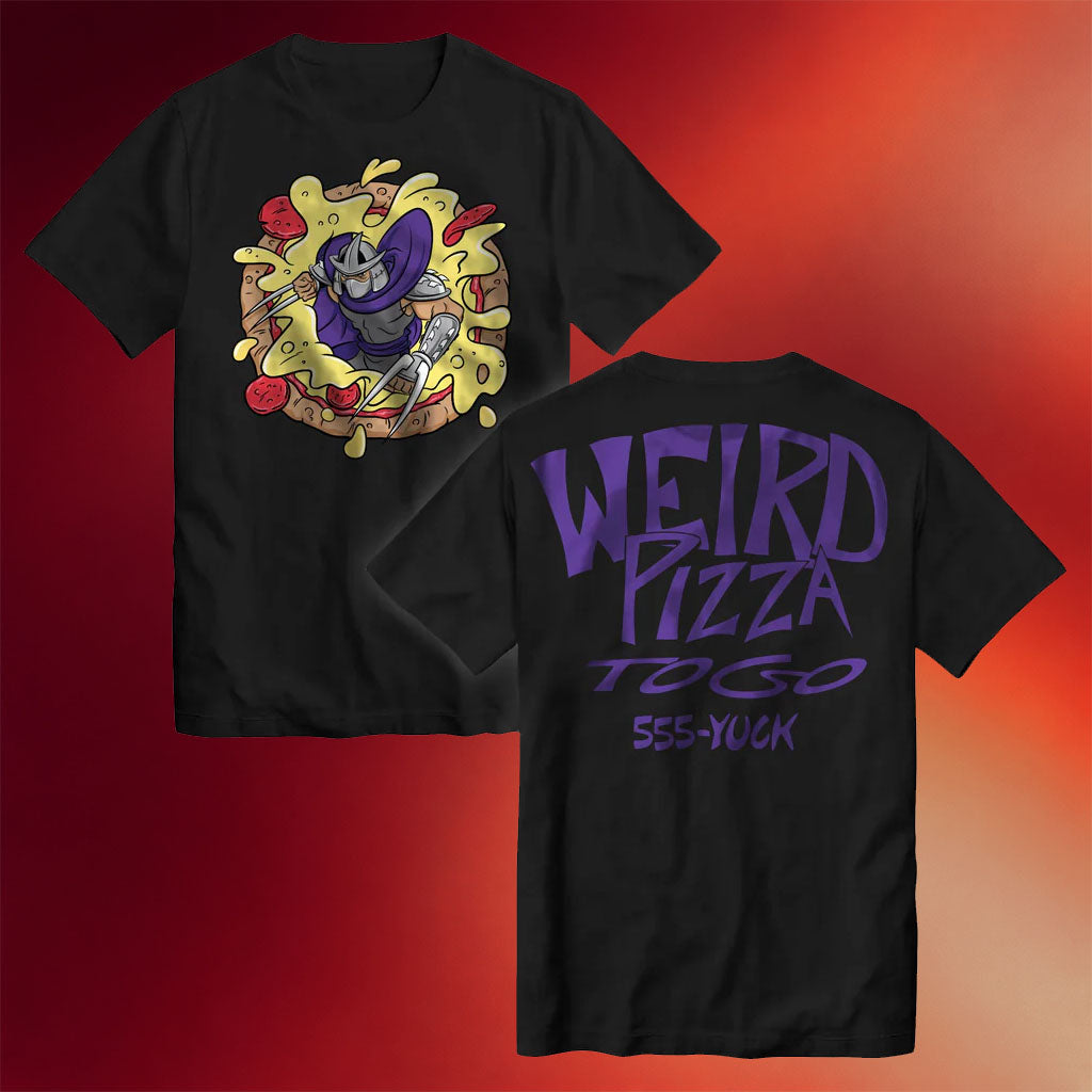 Super7 Merch 2026 Teenage Mutant Ninja Turtles Shredder T-Shirt Weird Pizza To Go Shirt Gifts