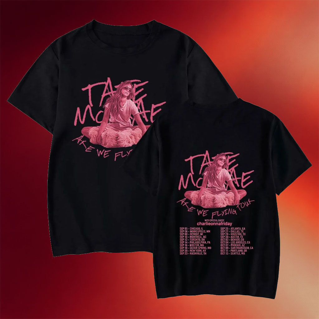 Tate McRae Merch Are We Flying Concert T-Shirt Birthday Gift For Sister