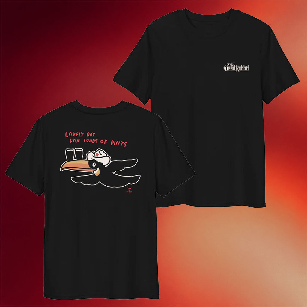 The Dead Rabbit Merch Austin Texas Cowboy Toucan T-Shirt The Dead Rabbit Shirt Him Gifts