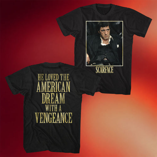 Tony Montana Shirt He Loved The American Dream Scarface T-Shirt Special Birthday Gifts For Dad