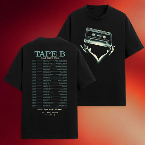 Tape B Merch Soundtrack Tour T-Shirt Tape B Fall Tour 2025 Shirts Gift For DJ Lovers