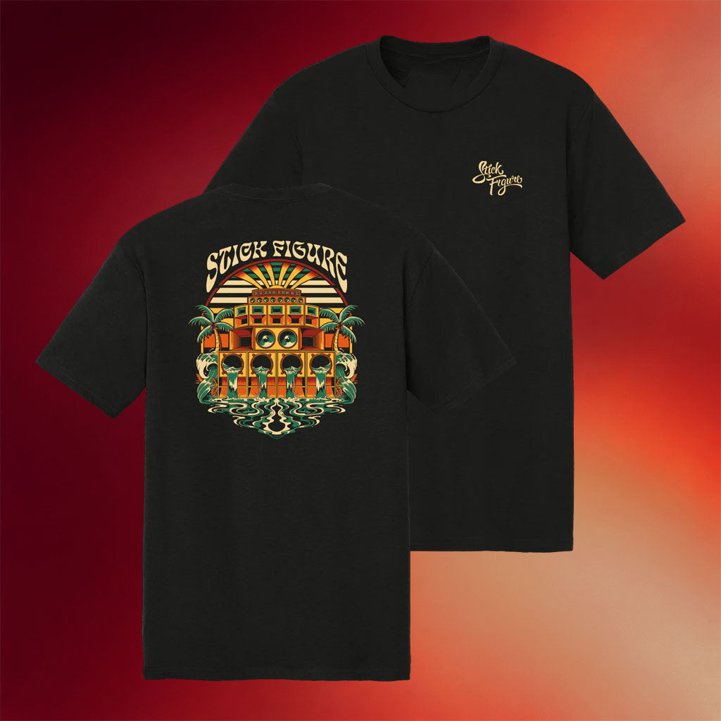 Stick Figure Merch 2026 Sound System T-Shirt Music Lover Gift Ideas For Him