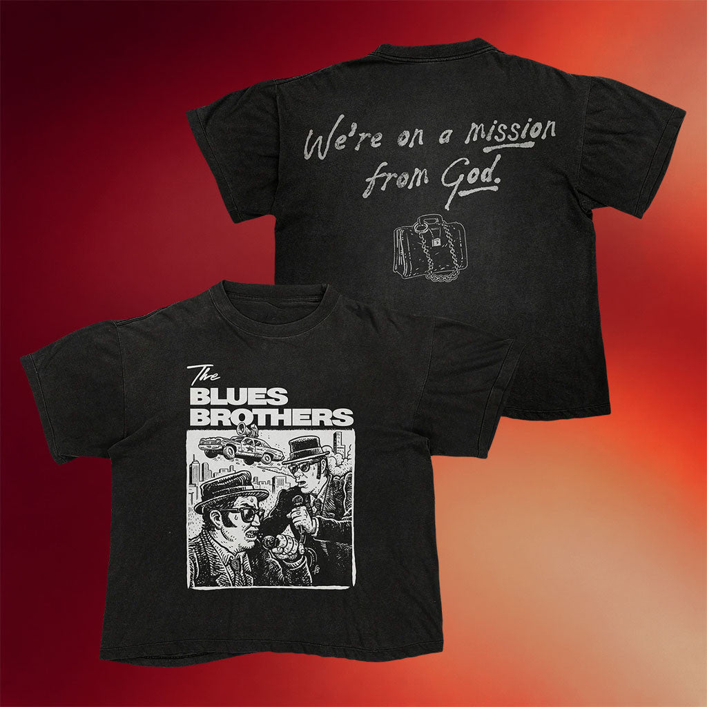 Z2 Comics Merch 2026 The Blues Brothers Mission From God T-Shirt Gifts For Boyfriend