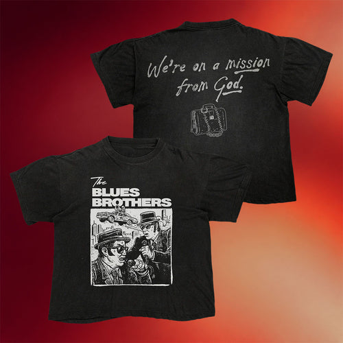 Z2 Comics Merch 2026 The Blues Brothers Mission From God T-Shirt Gifts For Boyfriend
