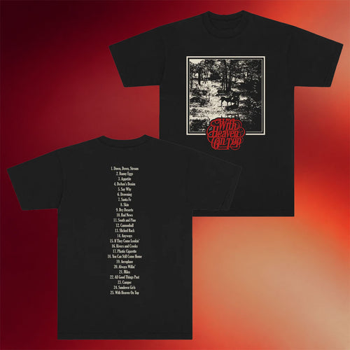 Zach Bryan With Heaven On Tour Merch 2026 With Heaven On Top Album T-Shirt Music Lover Gifts
