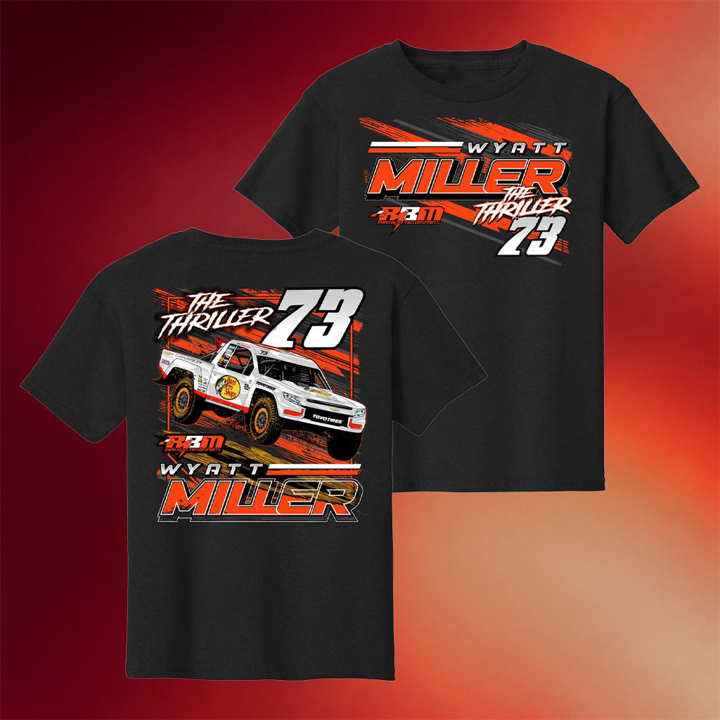 Wyatt Miller Racing Merch 2026 Champ Off Road Truck T-Shirt Wyatt Miller #73 Shirt Fan Gifts